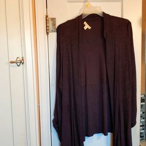 Coldwater Creek 1X Cascade Hem Cardigan